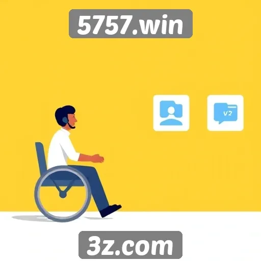 Acessibilidade e interface do 5757.win em foco